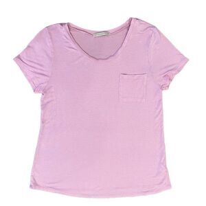 Active Basic Loose Fit Tee Pink Short Sleeve Size Medium